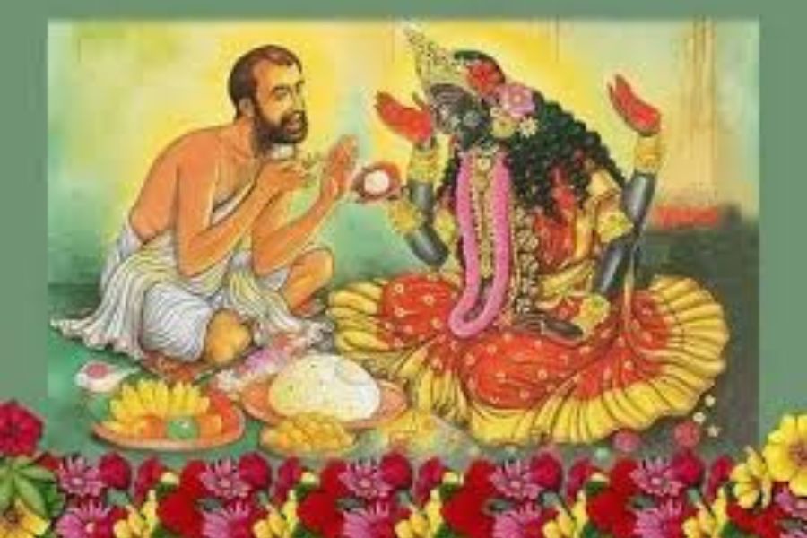 রামকৃষ্ণর মা কালীর প্রতি গভীর ভক্তির কারণে তিনি তাঁর আরাধনায় ঘণ্টার পর ঘণ্টা কাটিয়ে দিতেন। এক বার নয় বহুবার তিনি মায়ের দর্শন পেয়েছেন বলে দাবি। এমনকি শোনা যায়, দেবীর সঙ্গে তিনি কথাও বলতেন। 