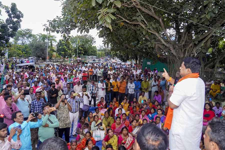 বুনিয়াদপুরে কেন্দ্রীয় প্রতিমন্ত্রী সুকান্ত মজুমদার।