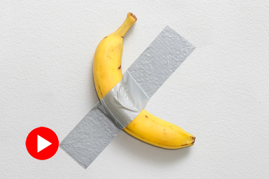 Viral banana taped to wall could be sold in 12 crore in auction