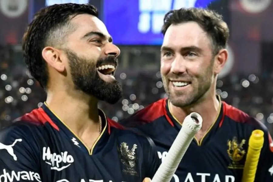 Picture of Virat Kohli and Glenn Maxwell