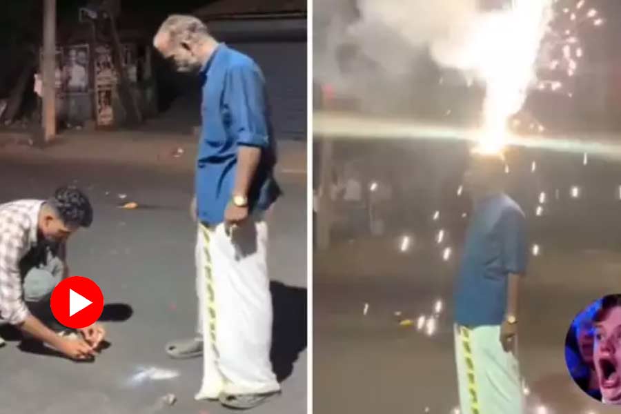 Video of old man with firecracker goes viral