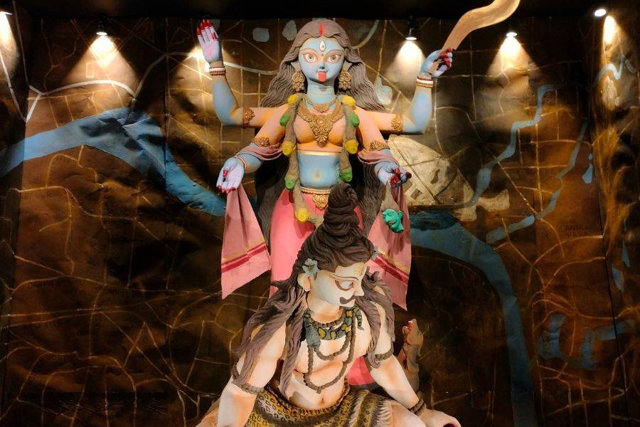 শ্রী কলোনি সমাজ সংঘ। থিম: আমার কথাটি ফুরাল, নটে গাছটি মুড়ালো