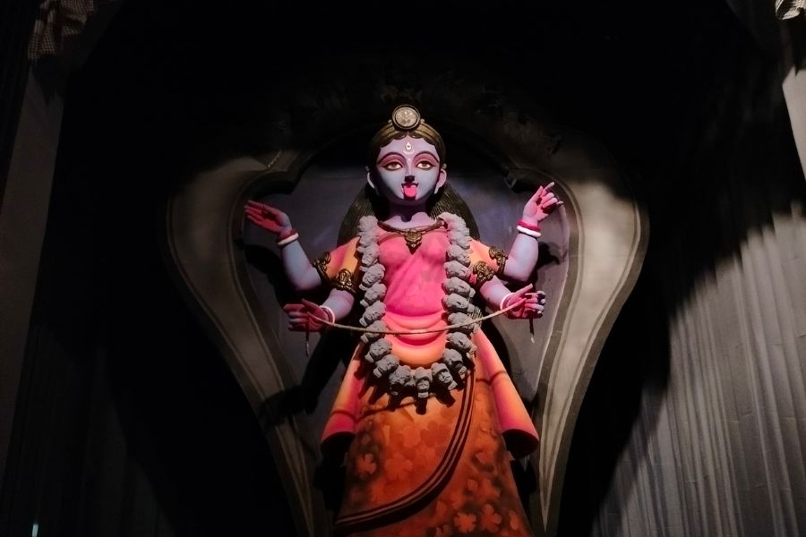 শ্যামা পল্লী শ্যামা সংঘ। থিম: প্রবহন