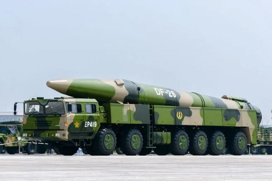 China increases number of DF 26 Guam killer nuclear capable ballistic missiles in arsenal says US report 