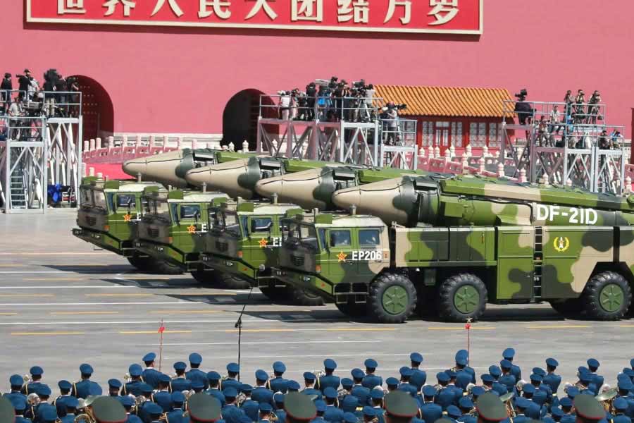 China increases number of DF 26 Guam killer nuclear capable ballistic missiles in arsenal says US report 
