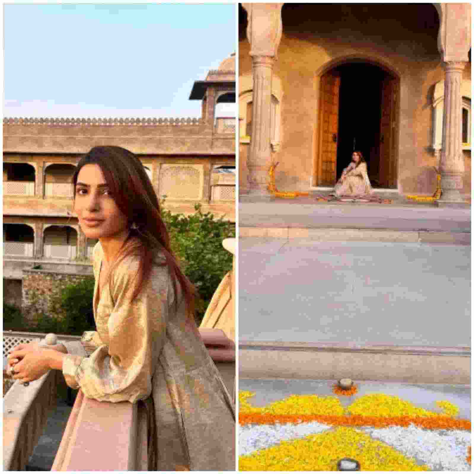 আলোর উৎসবে শহরে নেই সামান্থা রুথ প্রভু। রাজস্থান থেকেই অনুরাগীদের শুভেচ্ছা জানালেন অভিনেত্রী।