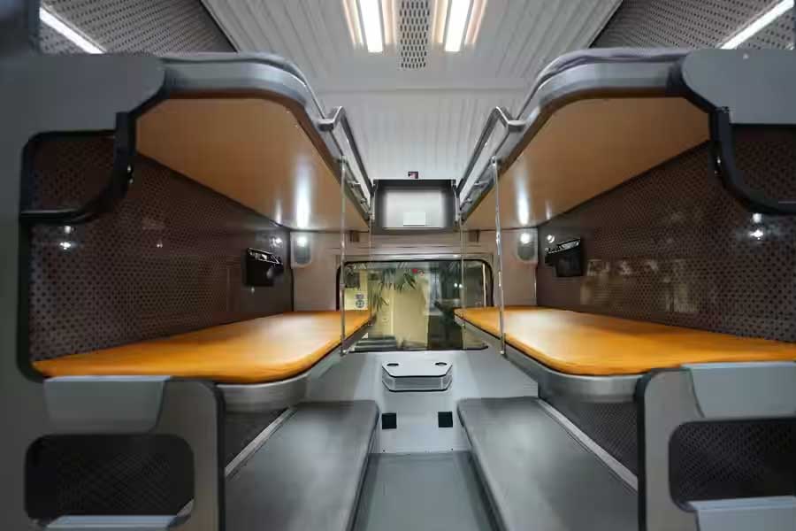Vande Baharat sleeper train, rail minister unveil new prototype coach 