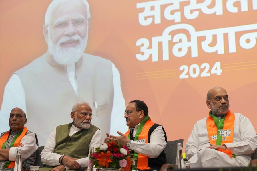 PM Narendra Modi launches BJP’s membership drive, enrolled as first member