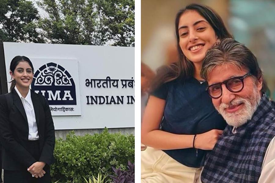 Navya Nanda the granddaughter of Amitabh Bachchan reacts to trolls claiming her IIM admission is due to influence