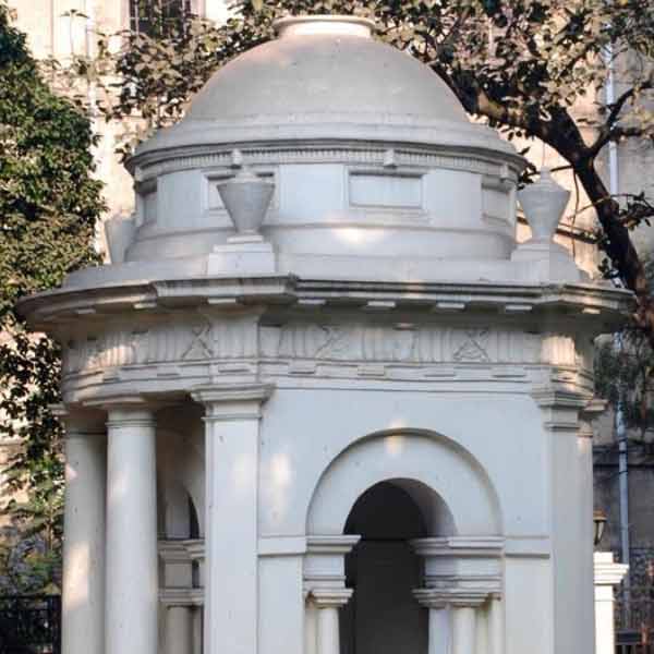Frances Johnson known as Begum Johnson has her grave at St. John's Church Kolkata