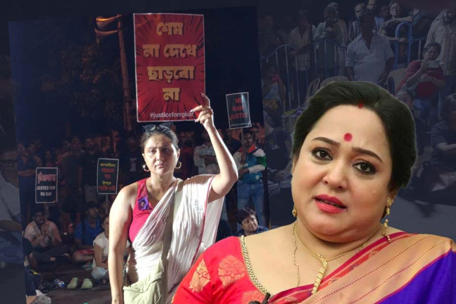 Bengali actress Aparajita Adhya supported Swastika Mukherjee after she got trolled amid RG Kar protest