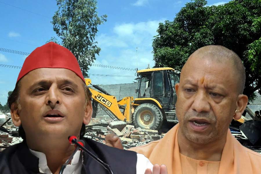 Bulldozer politics in Uttar Pradesh, Yogi Adityanath and Akhilesh Yadav head-on