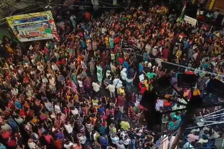 হাওড়ায় নাগরিক জমায়েত।