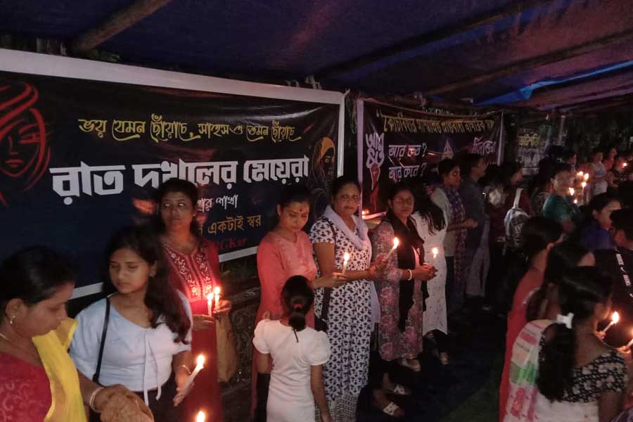 কোচবিহারে বুধবারের ‘রাতদখল’।