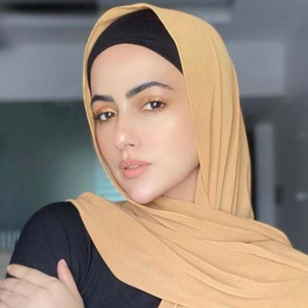 Bollywood former actress Sana Khan got into trouble after shooting for an advertisement for men’s innerwear 