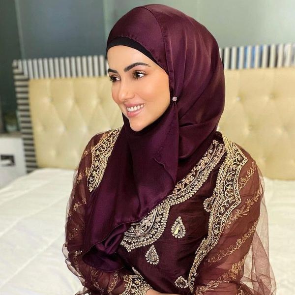 Bollywood former actress Sana Khan got into trouble after shooting for an advertisement for men’s innerwear 