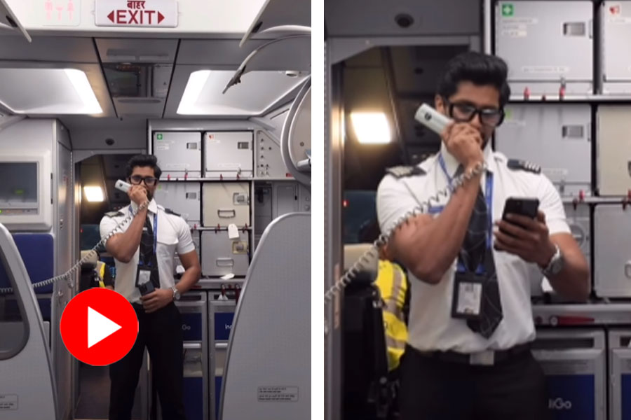 Pilot gained acclaim for making an in-flight announcement in Hindi