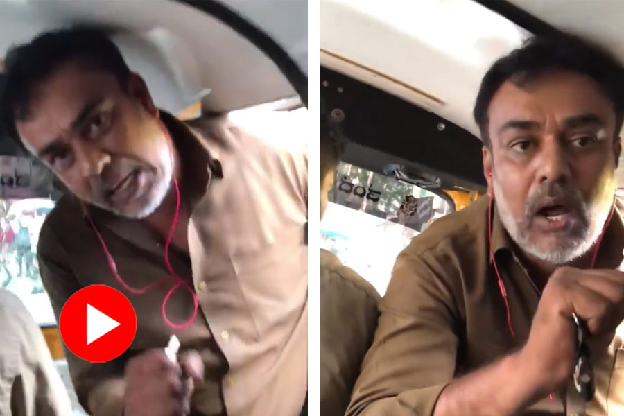 Video of brawl between Auto driver and college student