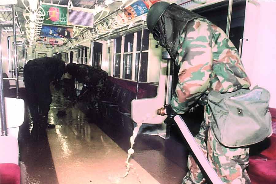 Where did the trash can go in japan