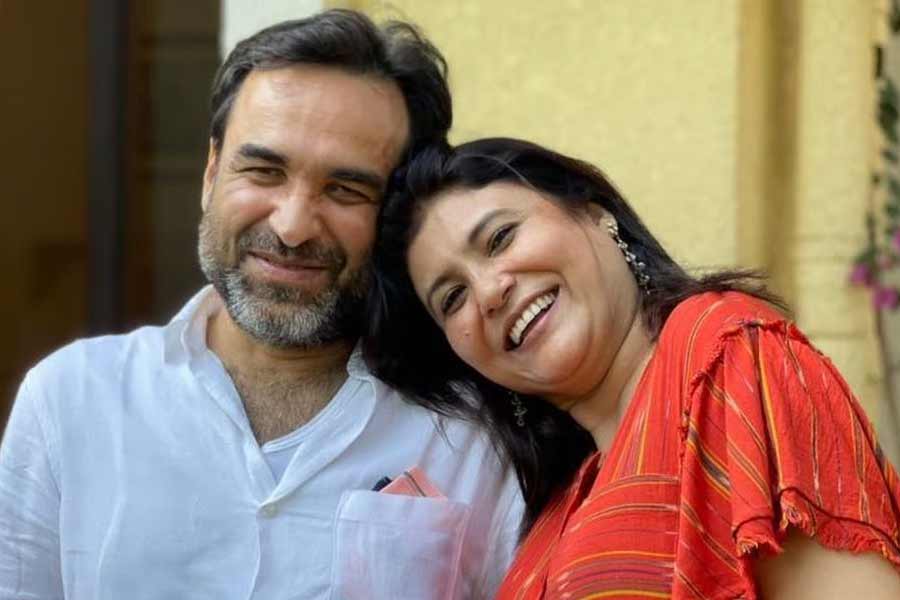 Pankaj Tripathi and Mridula Tripathi