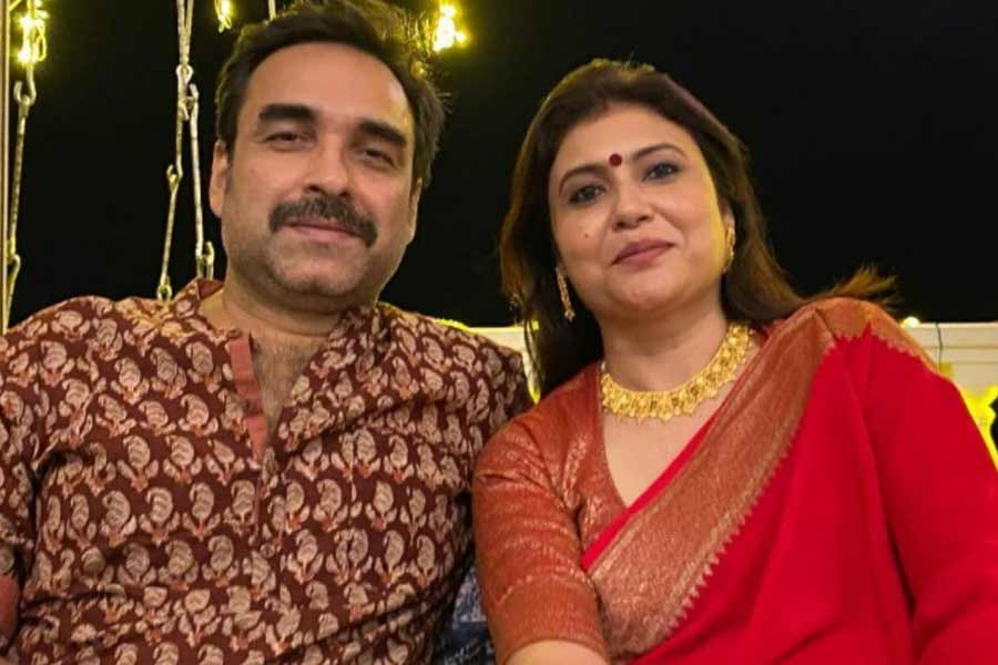 Pankaj Tripathi and Mridula Tripathi
