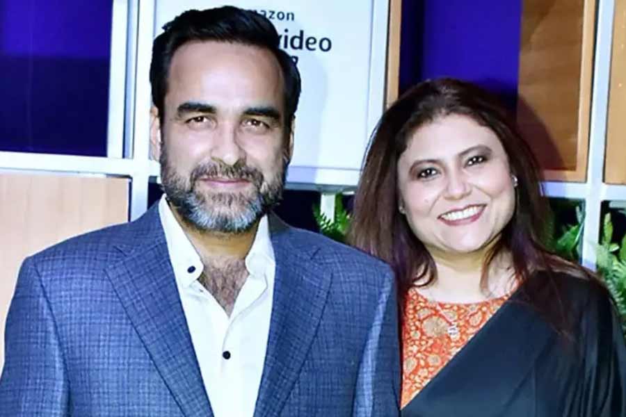 Pankaj Tripathi and Mridula Tripathi