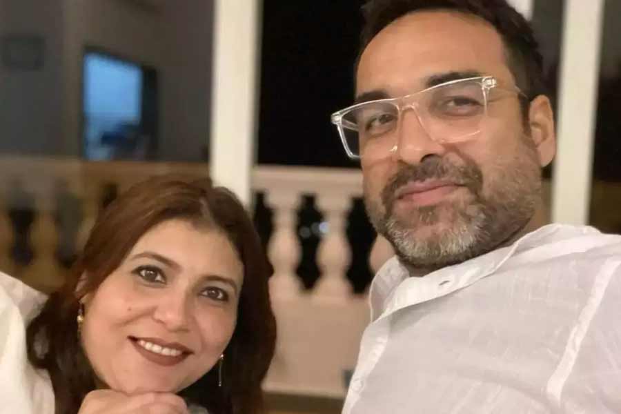 Pankaj Tripathi and Mridula Tripathi