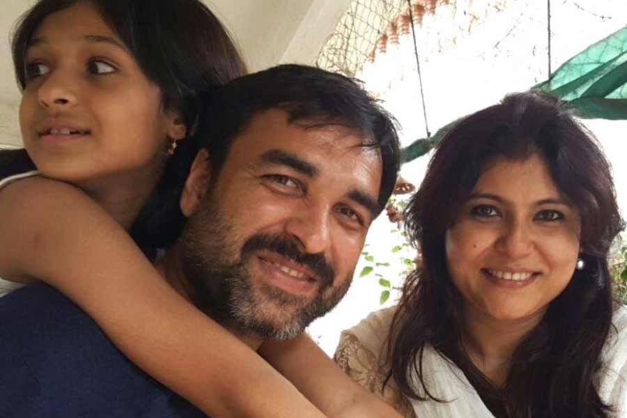 Pankaj Tripathi and Mridula Tripathi