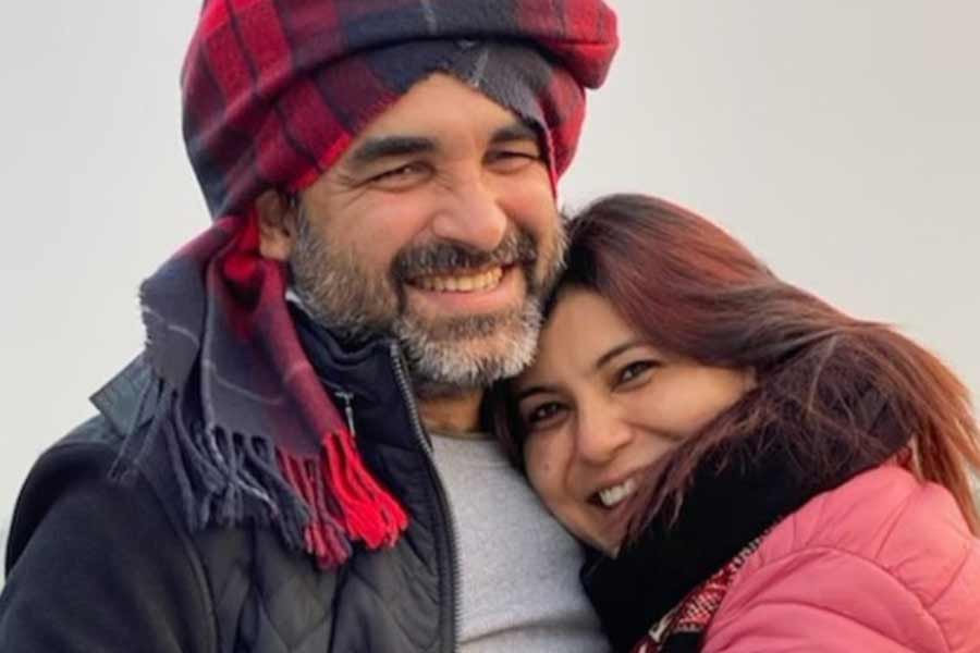 Pankaj Tripathi and Mridula Tripathi