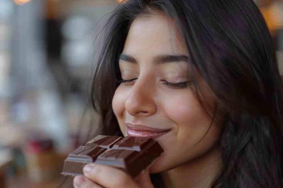 A chocolate allergy can cause a severe reactions