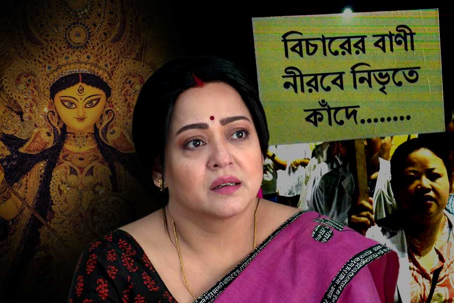 Aparajita Adhya said that she is not buying anything for this Durga Puja until justice is served