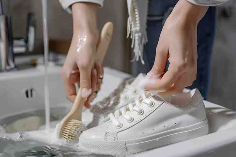 Easy tips to cleaning your white shoe