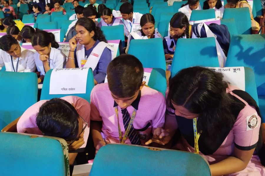 Despite the excitement of the competition, some students are quite confident.