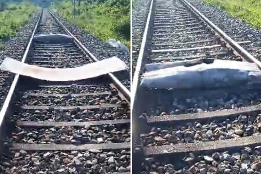 Loco Pilot stopped the train after seeing a metal object on the track in Sevak