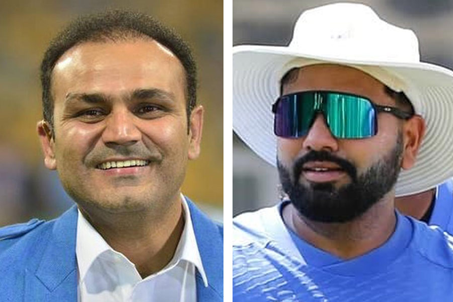 picture of Virendra Sehwag and Rohit Sharma