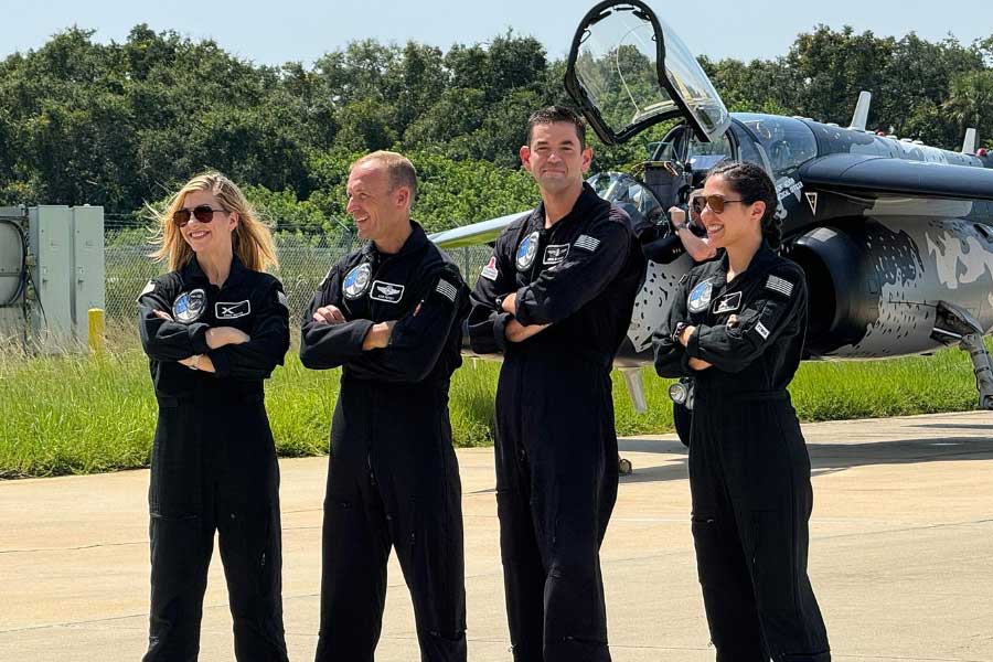 School dropout, billionaire Jared Isaacman walks into space 