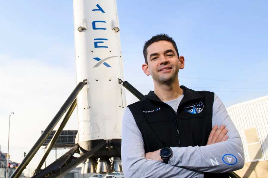 School dropout, billionaire Jared Isaacman walks into space 