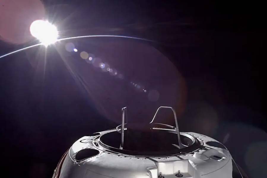 School dropout, billionaire Jared Isaacman walks into space 