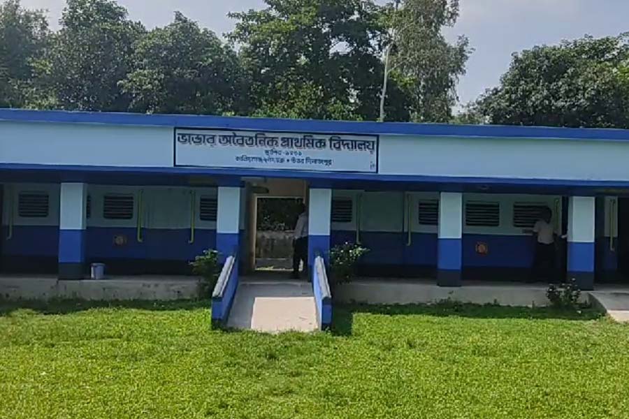 Train has been painted in North Dinajpur kaliagunj school dgtld