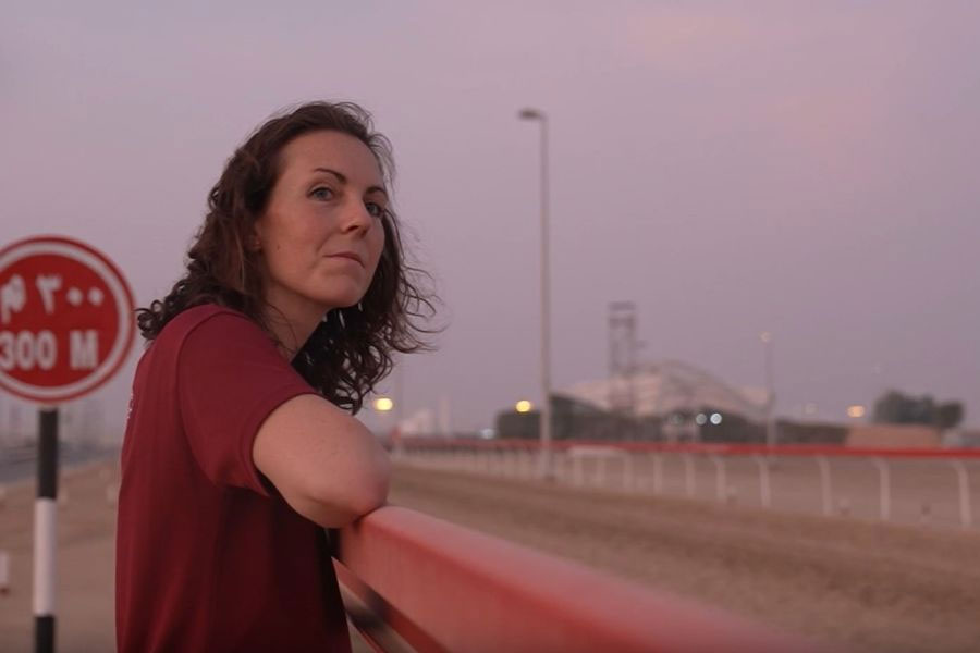 US camel jockey Taylor Dees was crowned the winner of camel race 