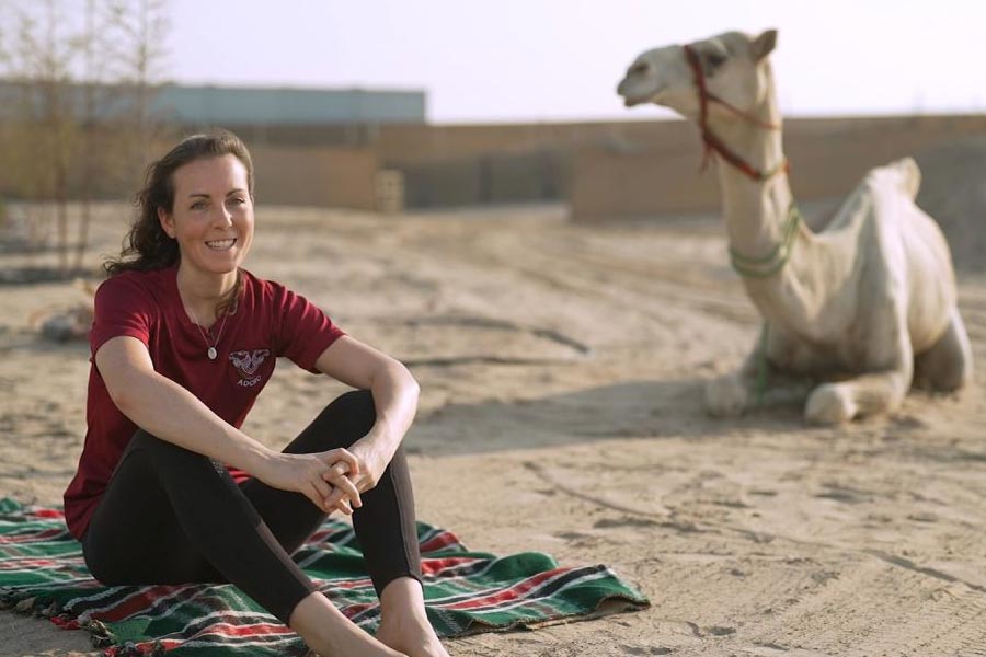 US camel jockey Taylor Dees was crowned the winner of camel race 