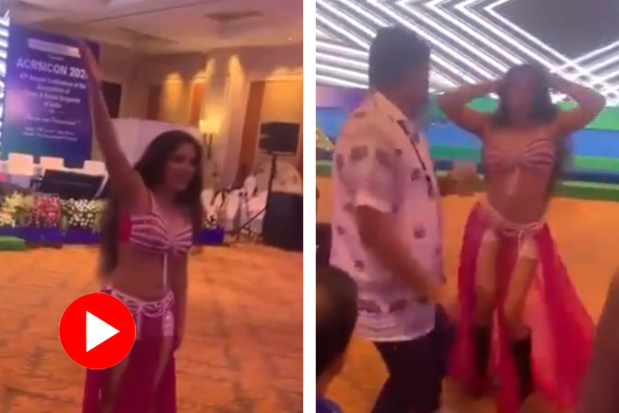 Video of female dancer dancing in doctor conference goes viral