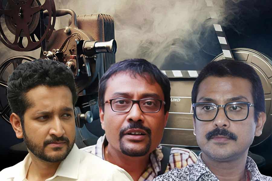 Image Of Parambrata Chatterjee, Subrata Sen, Swarup Biswas