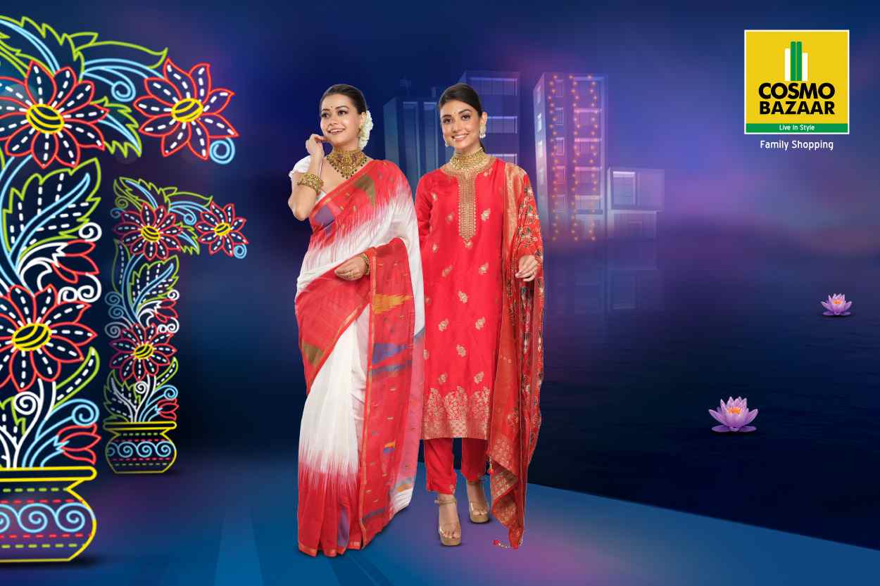 দশমীর ঐতিহ্যকে ধরে রাখতে নিজেদের সাজিয়ে তুলুন এক অনন্য এথনিক স্টাইলে। 