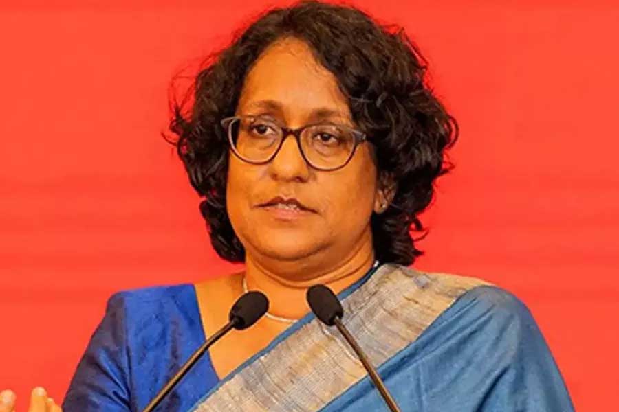 Academic-turned-politician Harini Amarasuriya who has old connections with India 