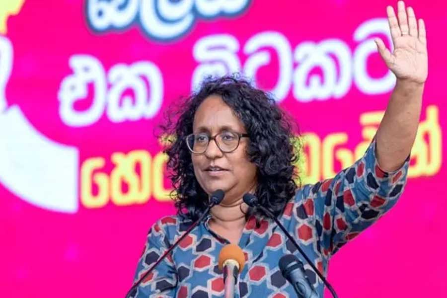 Academic-turned-politician Harini Amarasuriya who has old connections with India 
