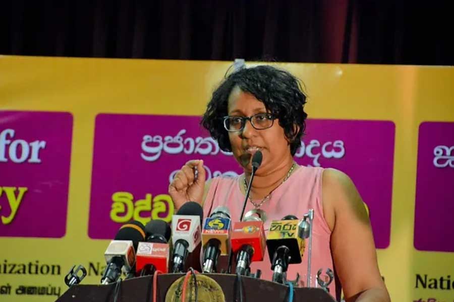 Academic-turned-politician Harini Amarasuriya who has old connections with India 