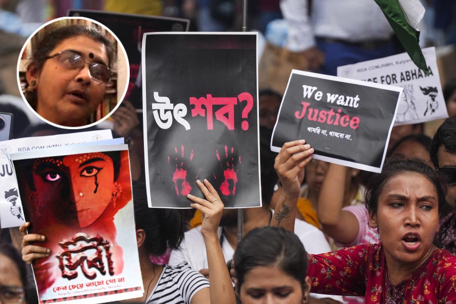 A post editorial write up by Rusati Sen over the changed environment post RG Kar incident and Durga Puja