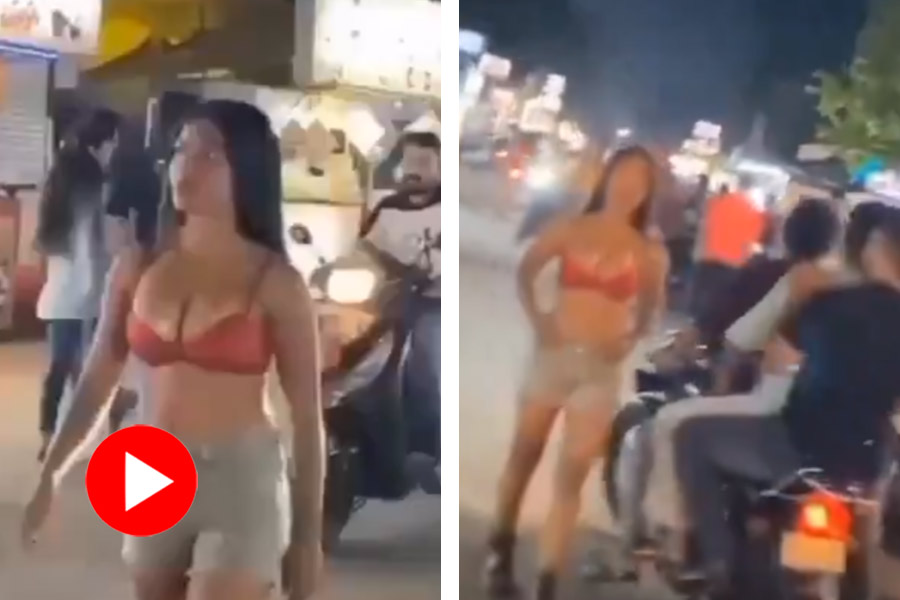 Viral video of a woman wearing a bra got negative reaction in social media