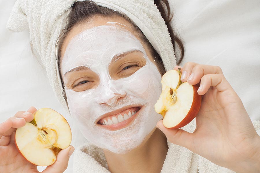 Apple Face Mask for Uneven Skin Tone